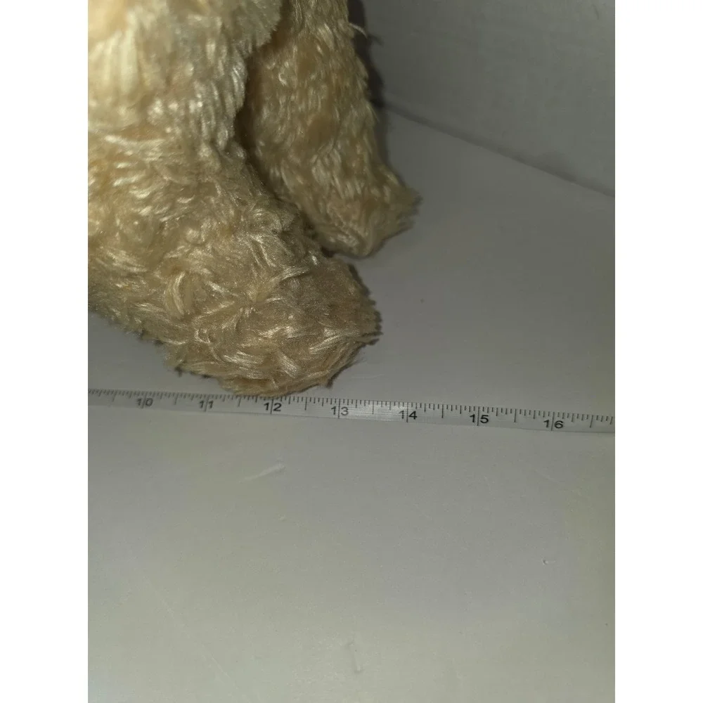vintage mid-century mohair stuffed poodle toy 1950s